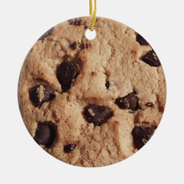 Chocolate Chip Cookie Ornament (Front)