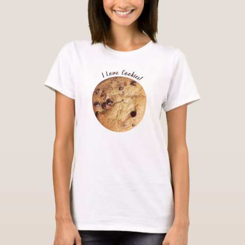 Chocolate Chip Cookie Personalized  T_Shirt