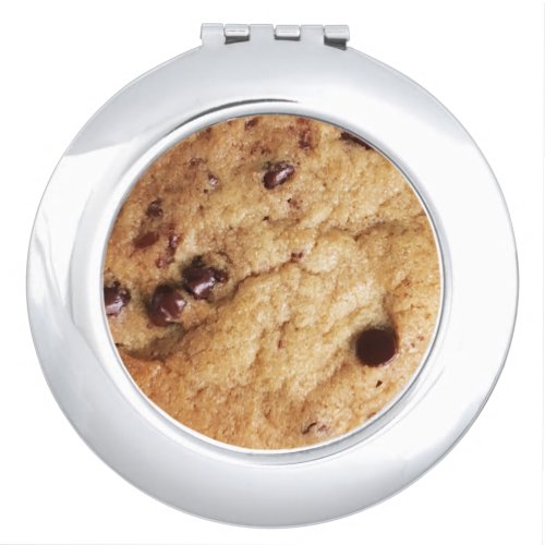 Chocolate Chip Cookie Photo Compact Mirror
