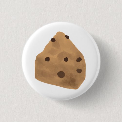 Chocolate Chip Cookie Piece Gift Button