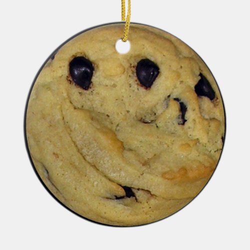 Chocolate Chip Cookie Recipe Ceramic Ornament