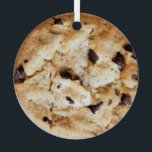 Chocolate Chip Cookie Romantic Christmas Metal Ornament<br><div class="desc">Cute chocolate chip cookie pun. Personalize the back with your own customized message.</div>