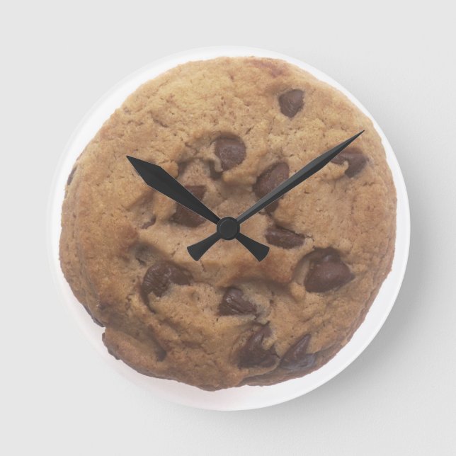 chocolate-chip-cookie- round clock (Front)