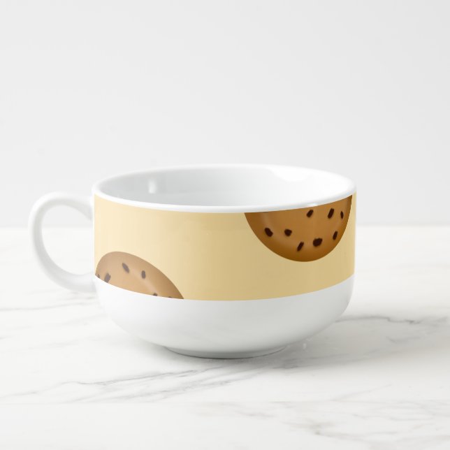 Chocolate Chip Cookie  Soup Mug (Right)