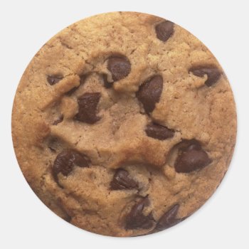 Chocolate Chip Cookie Stickers by Tissling at Zazzle