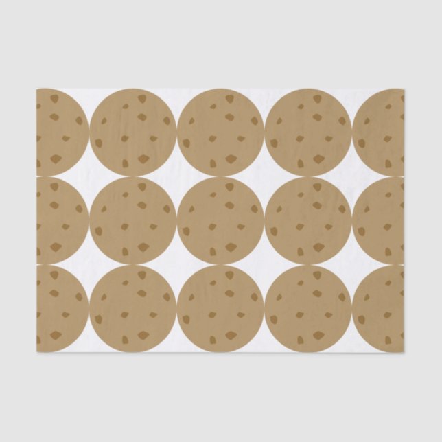 Chocolate Chip Cookie Tissue Paper (Front)