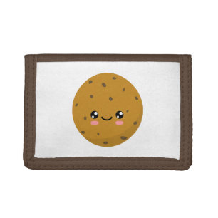 Chocolate Chip Cookie Tri-fold Wallet