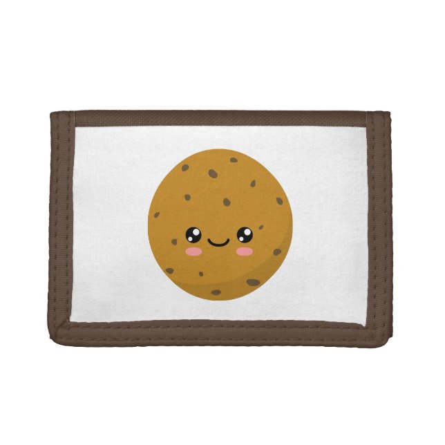 Chocolate Chip Cookie Tri-fold Wallet (Front)