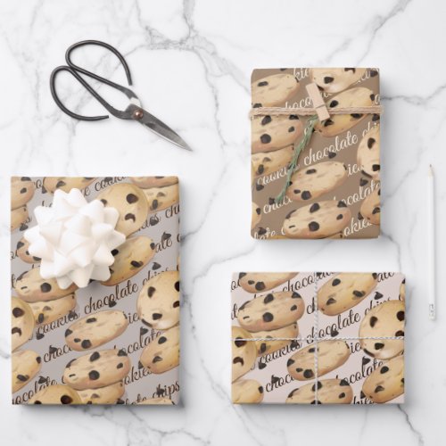 Chocolate Chip Cookies Baking Gift Tissue Paper