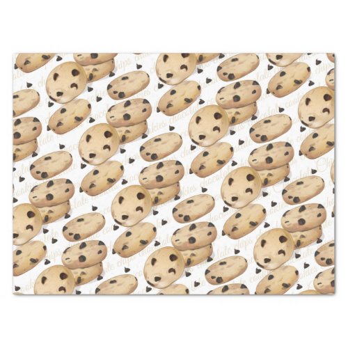 Chocolate Chip Cookies Baking Gift Tissue Paper