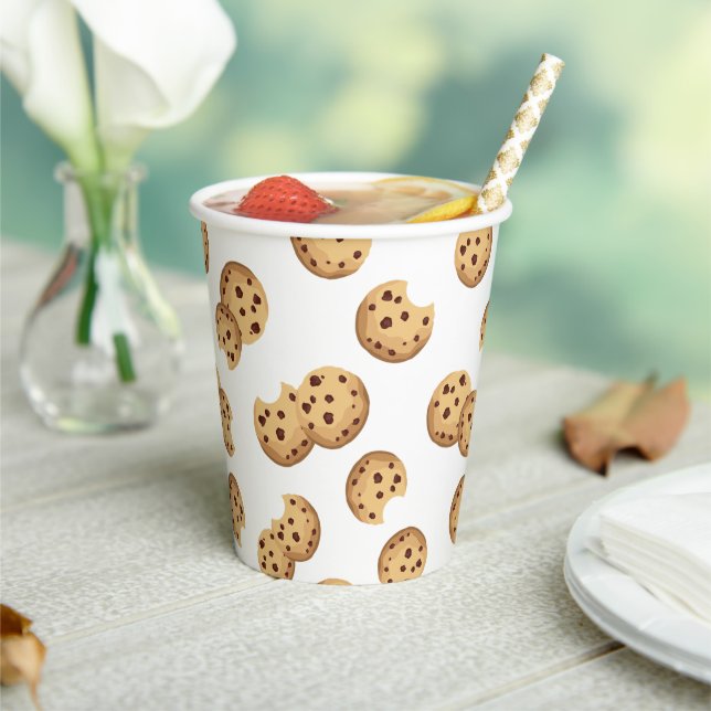 Chocolate Chip Cookies Birthday Paper Cups – Sweet (Insitu)