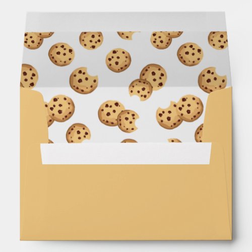Chocolate Chip Cookies Birthday Theme Envelope