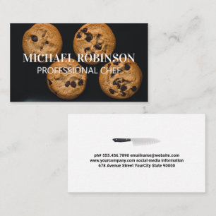Chocolate Chip Cookies Business Card
