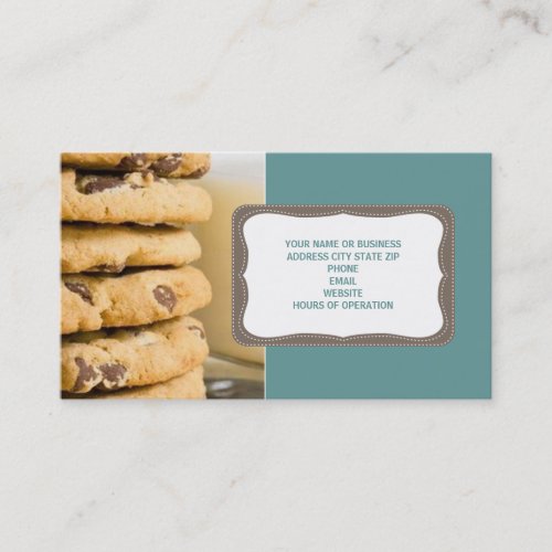 Chocolate Chip Cookies Business Cards