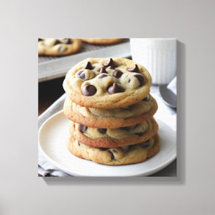 Chocolate Chip Cookies Canvas Print