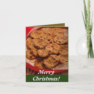 Chocolate Chip Cookies Christmas Card