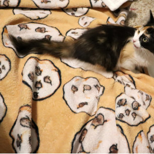 Chocolate Chip Cookies Cookie lover Fleece Blanket