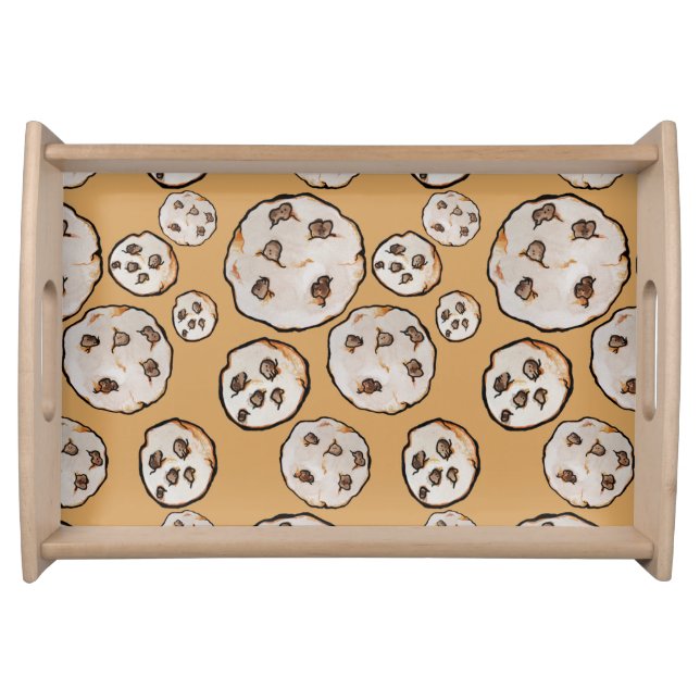 Chocolate Chip Cookies Cookie lover Serving Tray (Front)