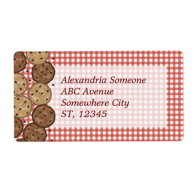 Chocolate Chip Cookies Label (Front)