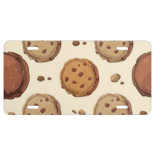 Chocolate Chip Cookies License Plate
