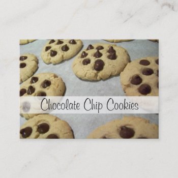 Chocolate Chip Cookies Mini Recipe Cards by jaisjewels at Zazzle