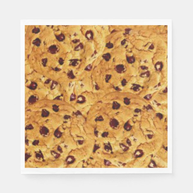 chocolate chip cookies napkins (Front)