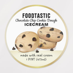 Chocolate Chip Cookies Package Labels