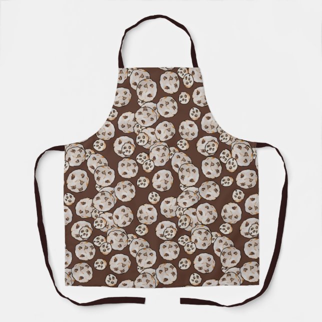 Chocolate Chip Cookies Pattern                     Apron (Front)