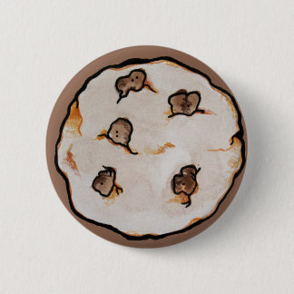 Chocolate Chip Cookies Pattern Button