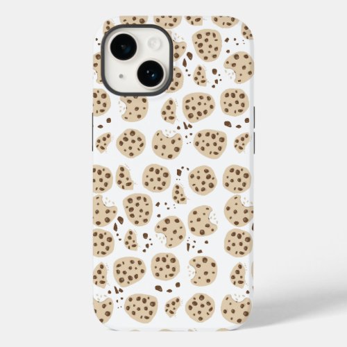 Chocolate Chip Cookies Pattern Case_Mate iPhone 14 Case