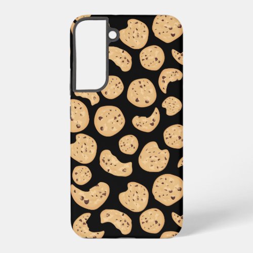 Chocolate Chip Cookies Pattern Case_Mate Samsung Galaxy S22 Case