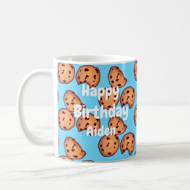 Chocolate Chip Cookies Pattern    Coffee Mug (Left)