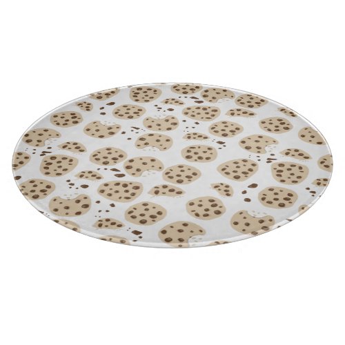 Chocolate Chip Cookies Pattern Cutting Board