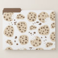 Chocolate Chip Cookies Pattern File Folder | Zazzle