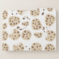 Chocolate Chip Cookies Pattern File Folder | Zazzle