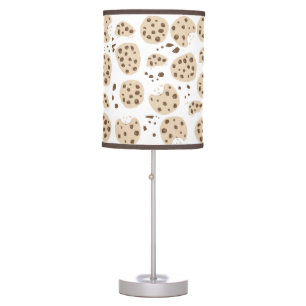Chocolate Chip Cookies Pattern Table Lamp