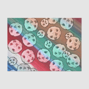 Chocolate Chip Cookies Pattern Tissue Paper