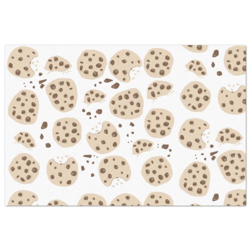 Chocolate Chip Cookies Pattern Tissue Paper