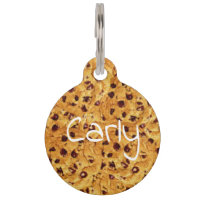chocolate chip cookies pet ID tag