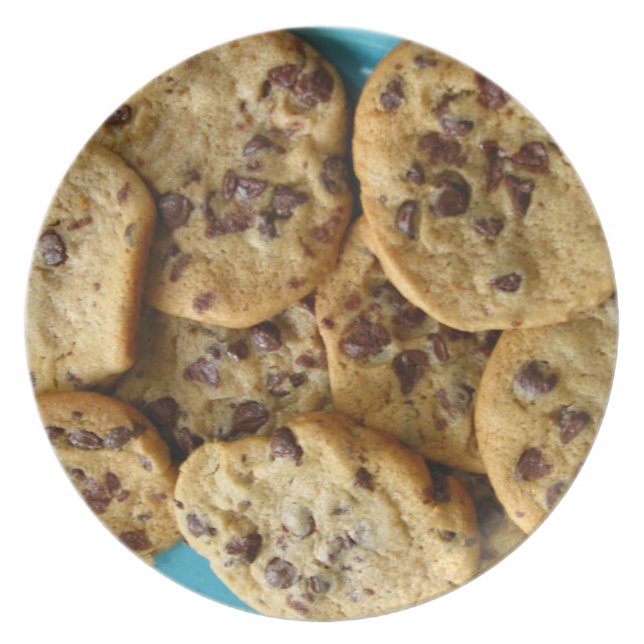 Chocolate Chip Cookies Plate (Front)