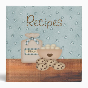 Chocolate Chip Cookies Recipe Binder