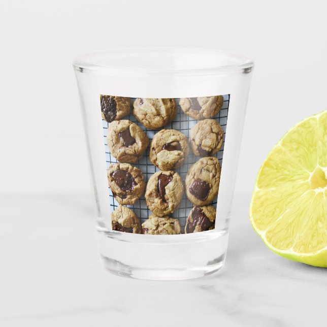Chocolate Chip Cookies Shot Glass (Front)
