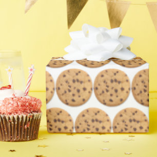 Chocolate chip cookies wrapping paper