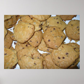 Chocolate Chip Oatmeal Cookies Print