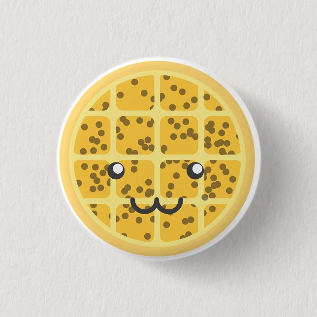 Chocolate Chip Pinback Button (Front)