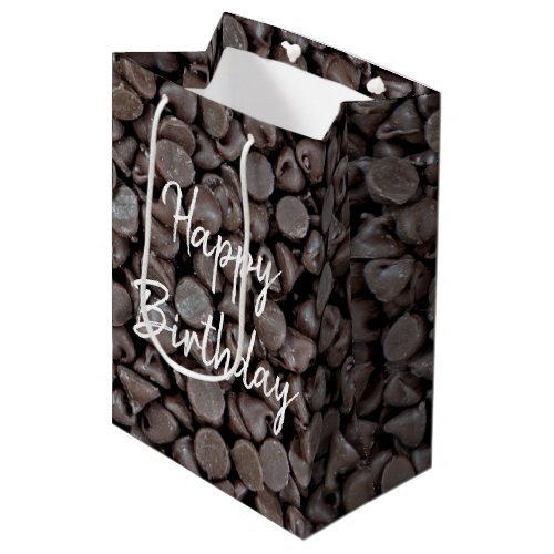 Chocolate Chips Birthday Medium Gift Bag