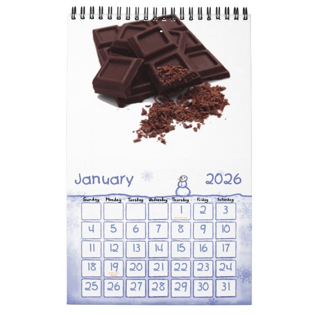 Chocolate, Chocolate Calendar (Jan 2026)