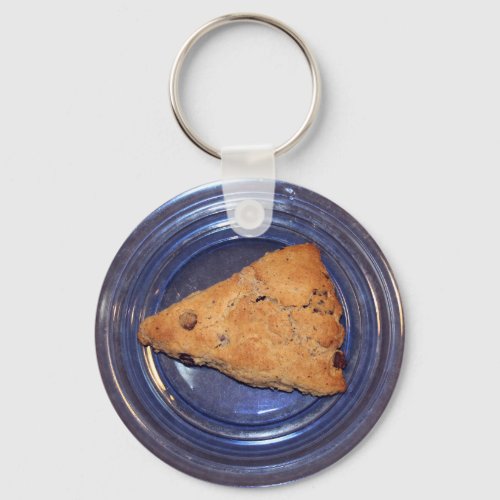 Chocolate Chunk Scone keychain