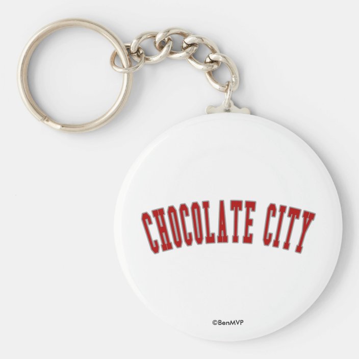 Chocolate City Keychain
