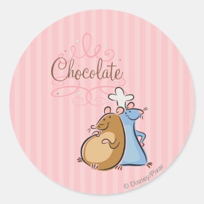 Chocolate Classic Round Sticker